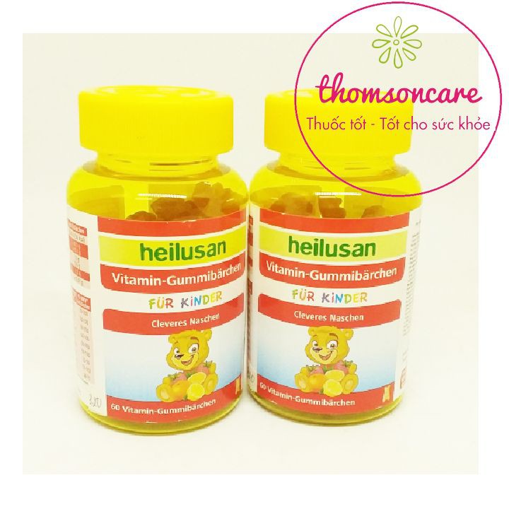 Heilusan Multivitamin Gummy - Kẹo dẻo cho trẻ, giúp trẻ tăng cường sức đề kháng, ăn ngon miệng