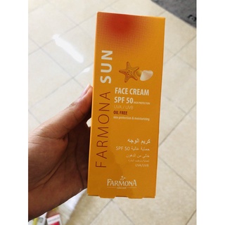 Kem Chống Nắng Farmona Sun Face Cream Dành Cho Da Dầu Mụn, Giúp Dưỡng Ẩm, Không Gây Bóng Nhờn Bí Da SPF50 Oil Free