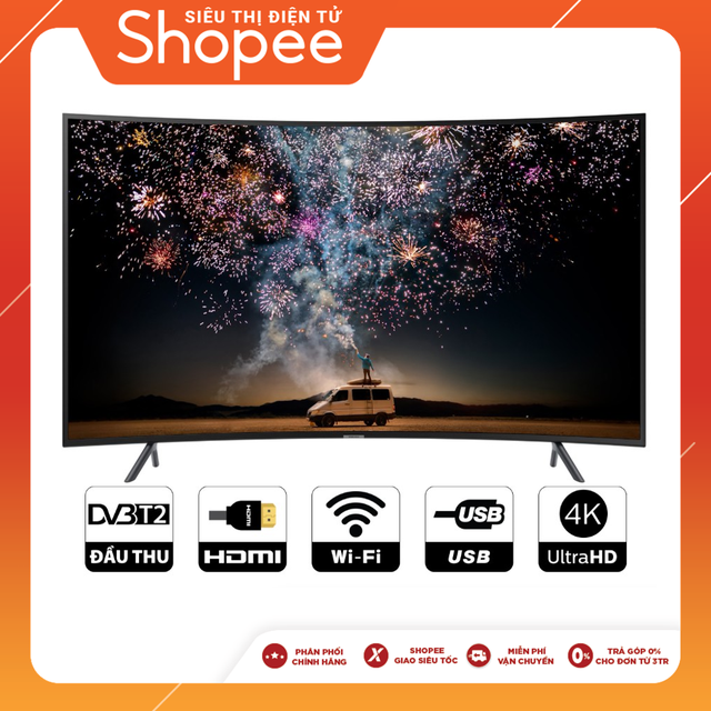 [Nhập SAMS1MIL Giảm 1TR] Smart Tivi Samsung 4K 55 inch UA55RU7300KXXV