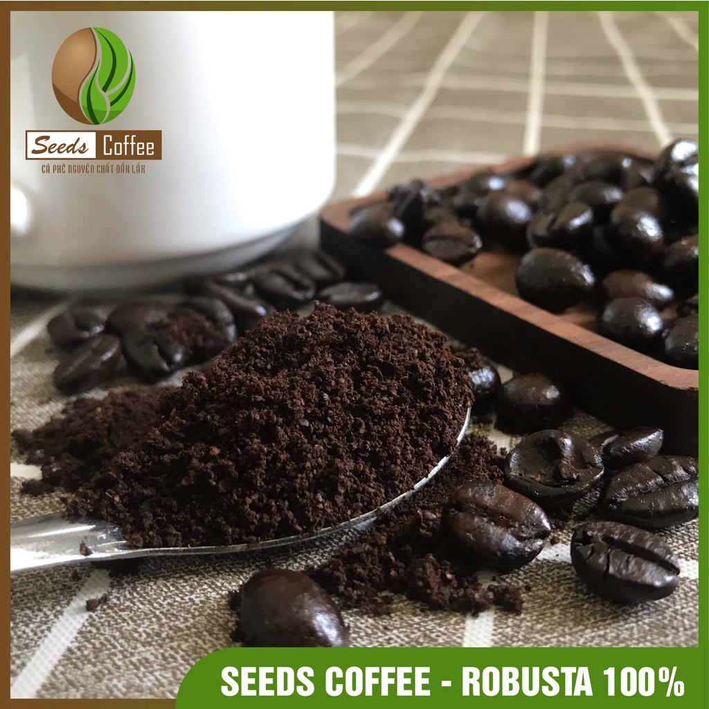 Cà phê rang xay nguyên chất Đắk Lắk - Robusta 500g | BigBuy360 - bigbuy360.vn