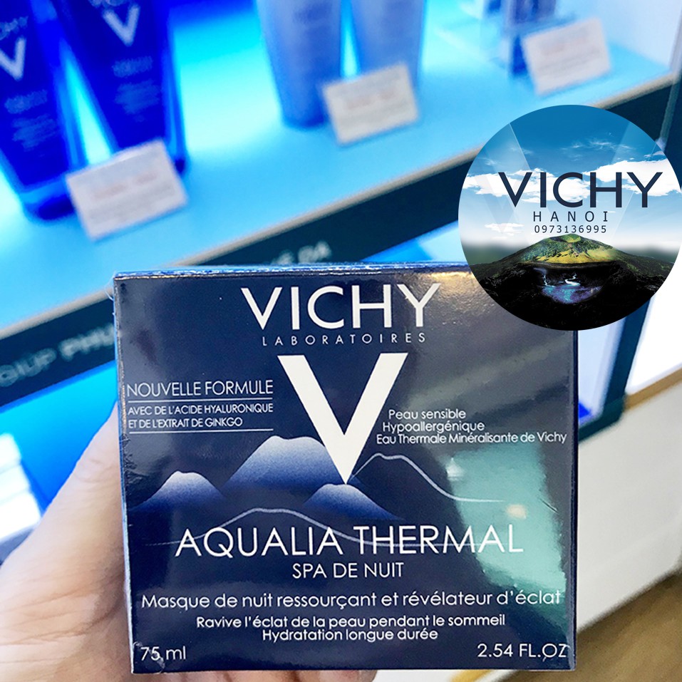 Mặt Nạ Ngủ Dưỡng Ẩm Vichy Aqualia Thermal Night Spa 75ml