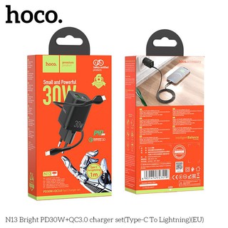 Củ sạc nhanh hoco n13, cốc sạc nhanh 30w