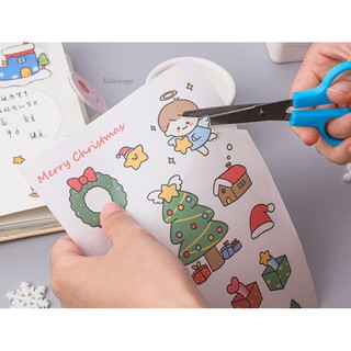 Set 6 Tấm Sticker Giáng Sinh Cỡ Lớn
