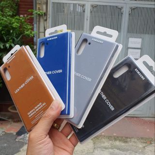 Ốp lưng Leather Cover Note 10 - Note 10 Plus chính hãng Samsung