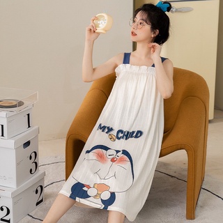 Váy Ngủ Cotton 2 Dây