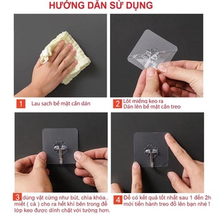 5 cái móc treo dán tường đa năng thông minh