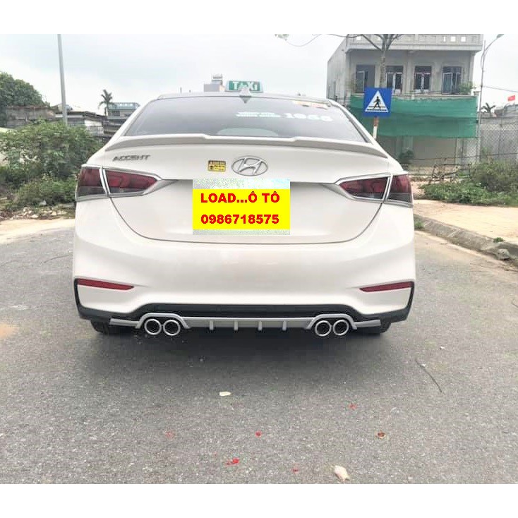 Líp Pô Chia, Lippo Chia Xe Huyndai Accent 2018-2021 Mẫu 4 Pô Cao Cấp Nhất Thị Trường