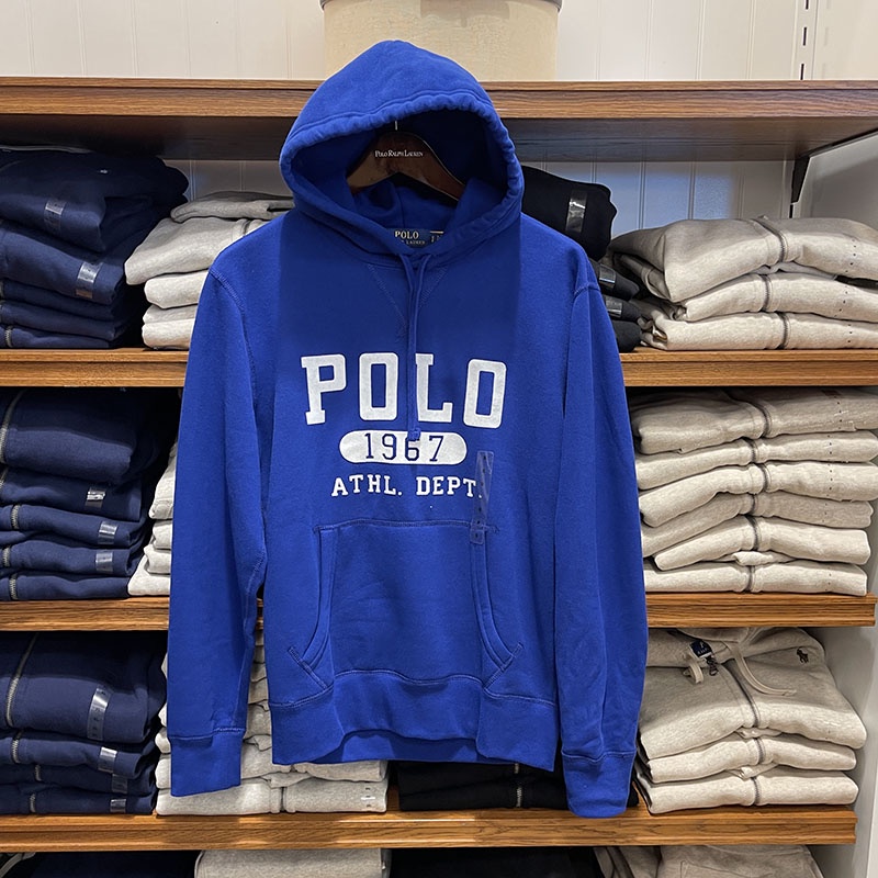 Áo Hoodie Polo Ralph Lauren Tay Dài Dáng Rộng Thời Trang Dành Cho Nam Giới