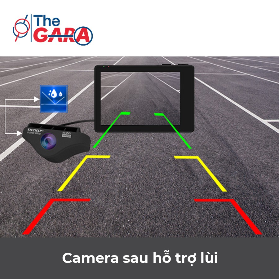 Camera Hành Trình VietMap C65 + Thẻ nhớ 32GB | Độ phân giải Ultra HD 4K | Cảnh báo tốc độ