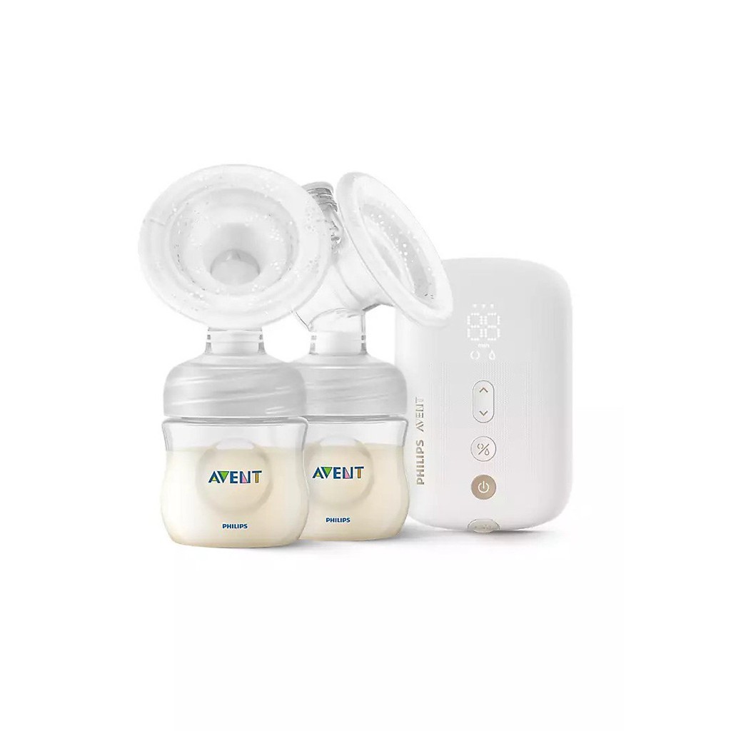 Máy Hút Sữa Điện Đôi Eureka Plus Philips Avent SCF394/11 Có Pin Sạc