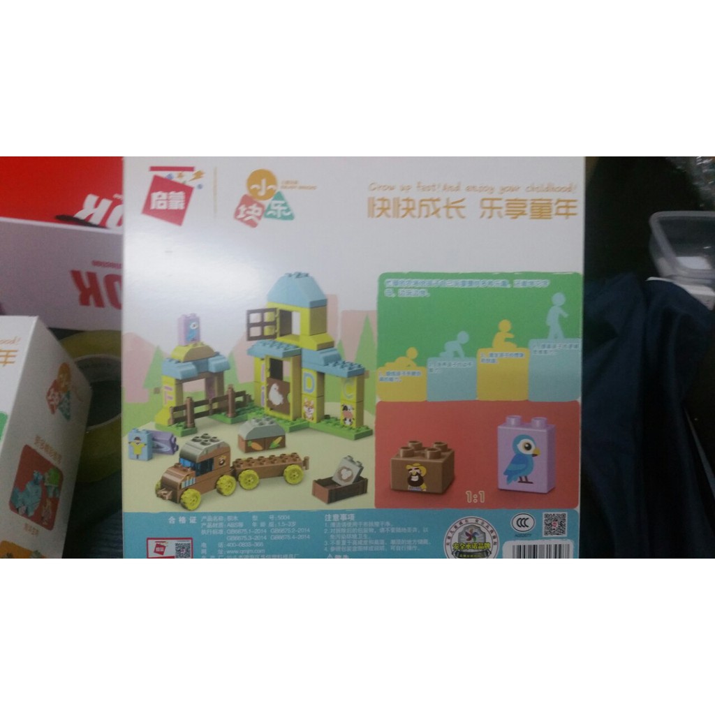 Mẫu Lắp Ráp xe,máy xúc,nhà... dành cho trẻ trên 2 tuổi Qman 5003 và Qman 5004