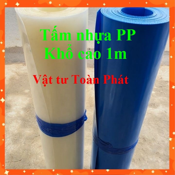 Tấm nhựa phẳng PP Toàn Phát màu Trắng/ Xanh chất lượng
