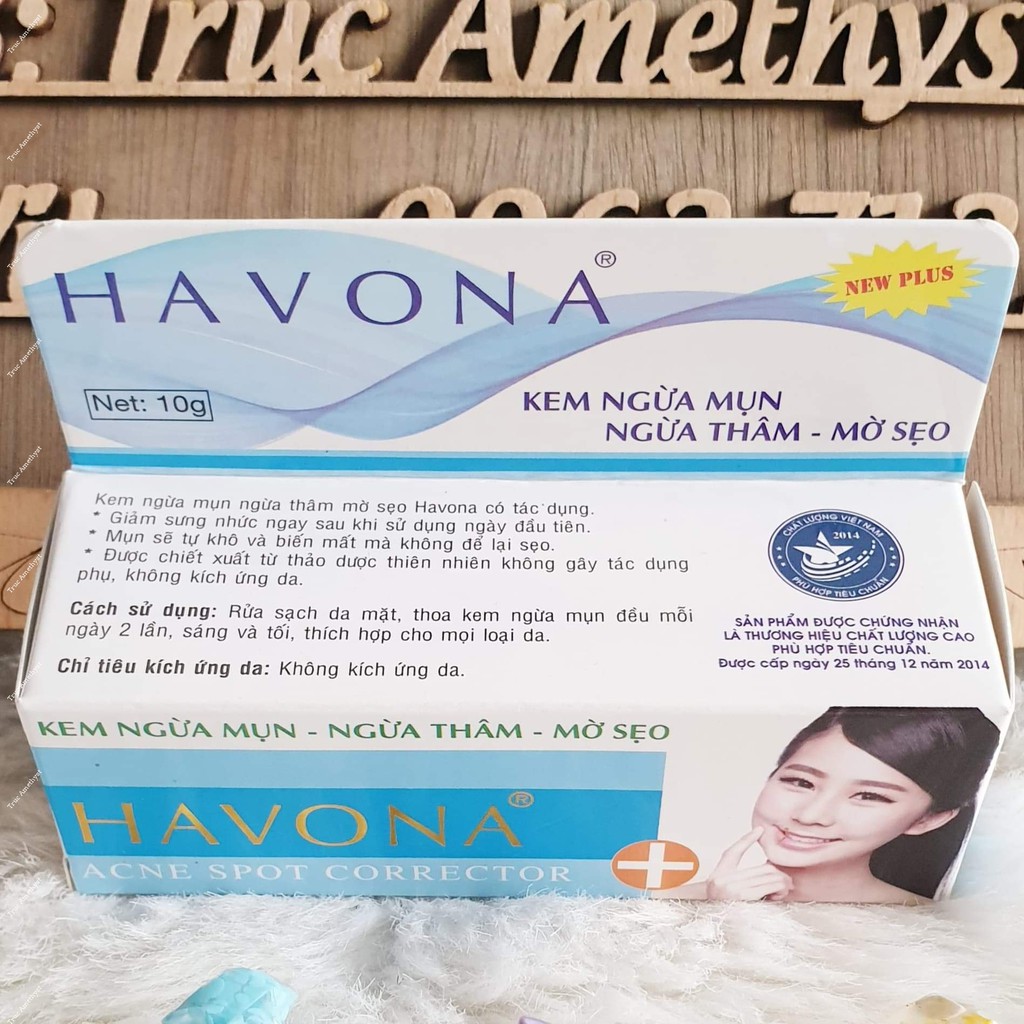 COMBO 3 HỘP KEM NGỪA MỤN THÂM DỊ ỨNG HAVONA (NEW) | BigBuy360 - bigbuy360.vn