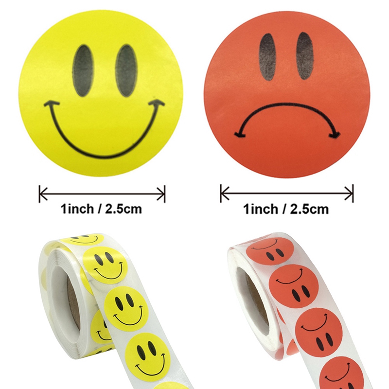 Cuộn giấy dán hình mặt cười