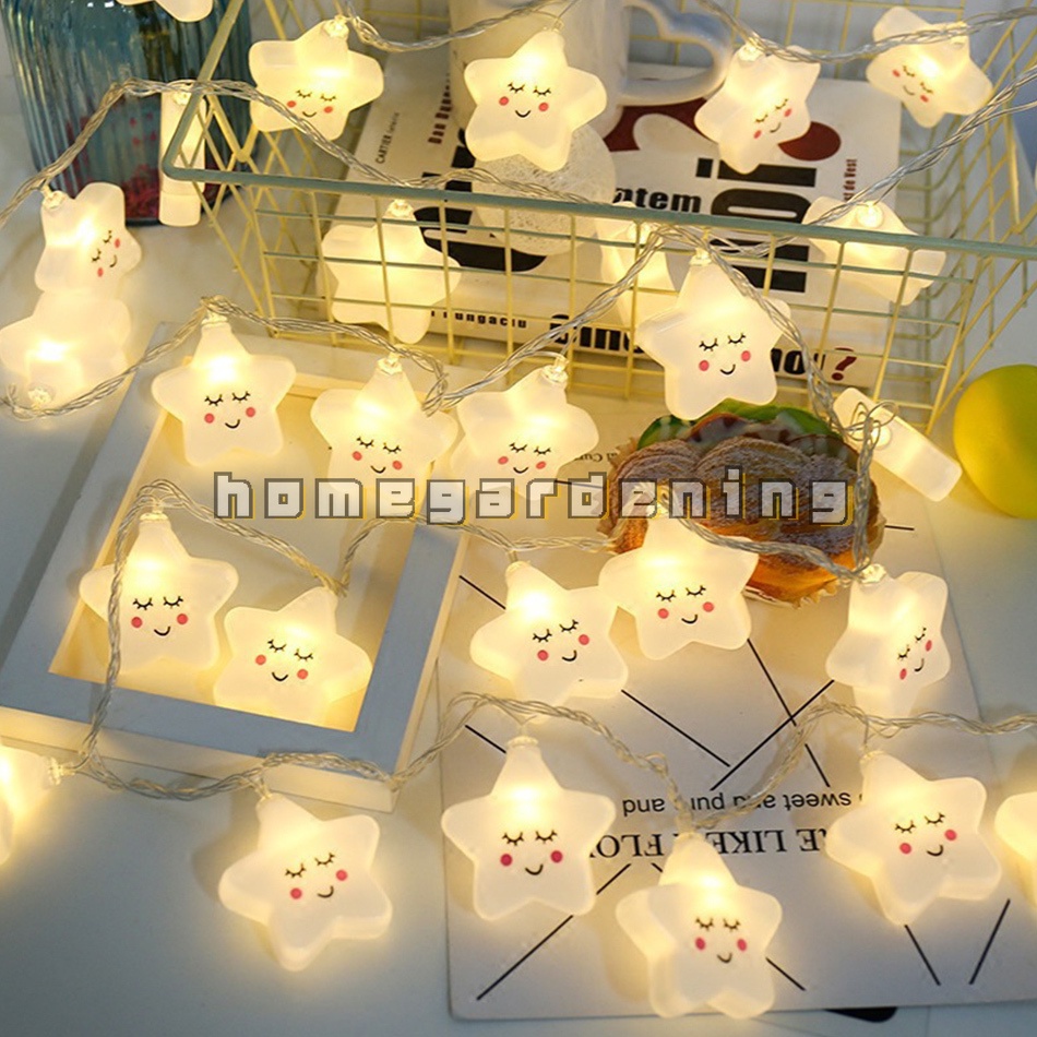 Dây Đèn Led 10 Bóng Hình Đám Mây Trang Trí Đa Năng