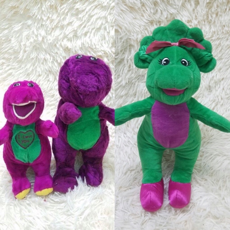 Gấu bông khủng long Barney 40cm chính hãng