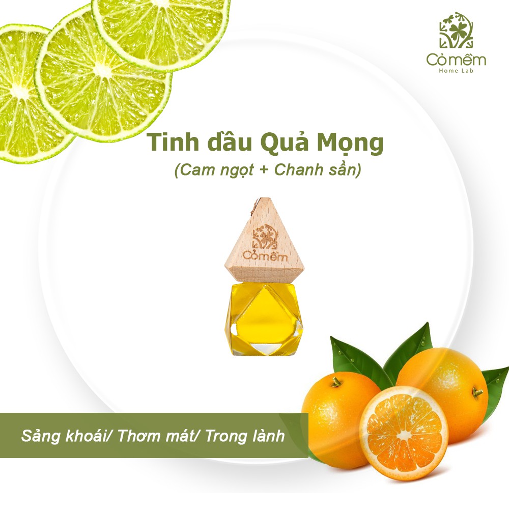 Tinh Dầu Treo Hương Quả Mọng Thiên Nhiên Nguyên Chất Treo Ô Tô Tủ Quần Áo Phòng Ngủ Cam ChanhGiúp Sảng Khoái Cỏ Mềm 8,5m