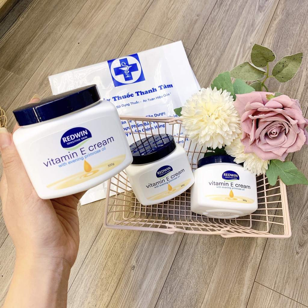 Kem dưỡng da REDWIN Vitamin E Cream và hoa anh thảo 300g của Úc giúp mềm mịn da | BigBuy360 - bigbuy360.vn