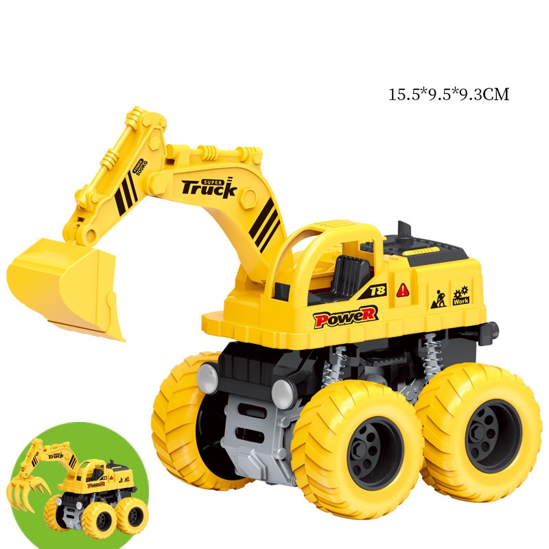 Xe ô tô cần cẩu, tô đồ chơi mô hình cho bé-đồ chơi giải trí cho trẻ em