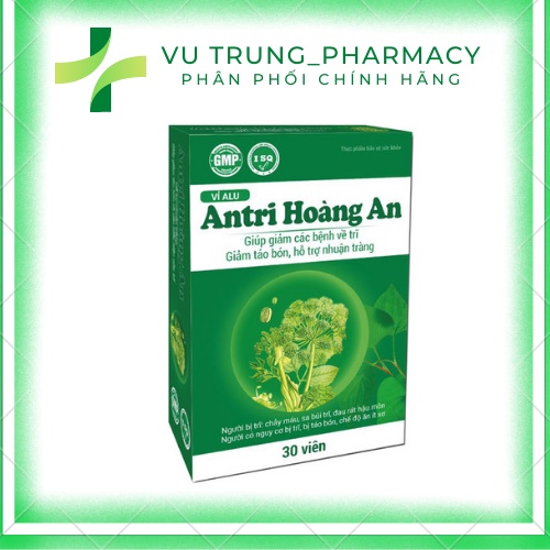 Antri Hoàng An-Hỗ trợ nhuận tràng, tăng sức bền thành mạch, giảm táo bón và các biểu hiện của trĩ.(THỰC PHẨM CHỨC NĂNG)