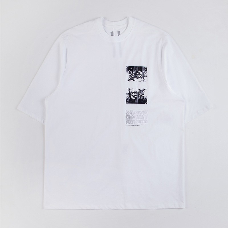 Áo thun ngắn tay Rick Owens DRKSHDW wagner print oversize T-shirt ss20
