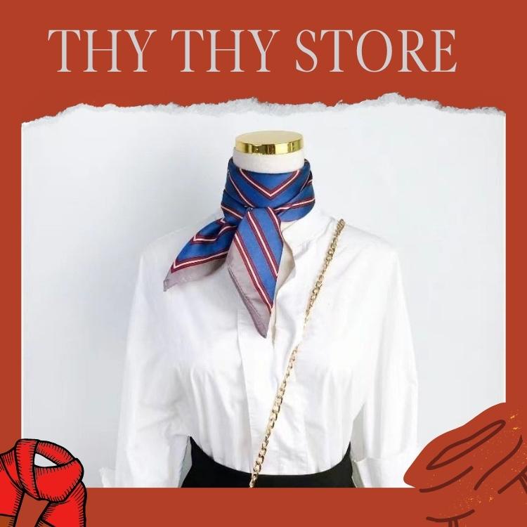 khăn lụa vuông HỌA TIẾT DA BEO- 70x70CM-V2BE- Thythy Store khăn lụa Bandana- băng đô, cột túi, áo