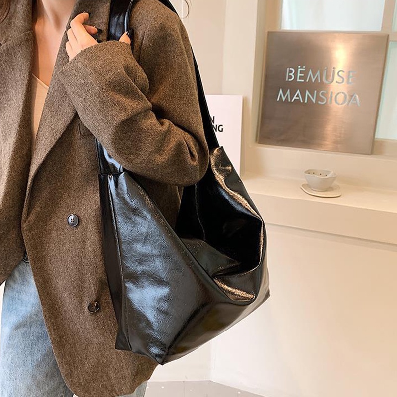 Túi đeo vai IELGY chất liệu mềm mại sức chứa lớn thời trang cho nữ