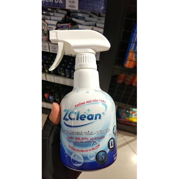 Nước lau nhà tắm bồn cầu Zclean 500ml