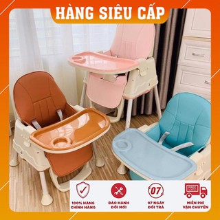 [BH 12 THÁNG] GHẾ ĂN DẶM CHO BÉ HANBEI FULL ĐỆM + BÁNH XE -7 TÍNH NĂNG - 03 CHẾ ĐỘ ( TẶNG THÌA BÁO NÓNG)