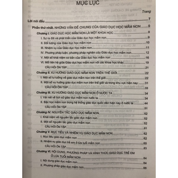 Sách - Giáo trình Giáo dục học mầm non