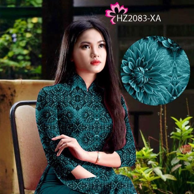 Vải áo dài bộ Tằm thái mềm mát rủ vải
