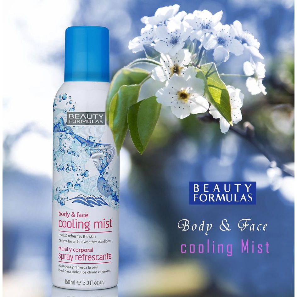 [BÁN SỈ] Xịt Khoáng Dưỡng Ẩm Mặt Và Toàn Thân Beauty Formulas Body & Face Cooling Mist - 150ml | BigBuy360 - bigbuy360.vn