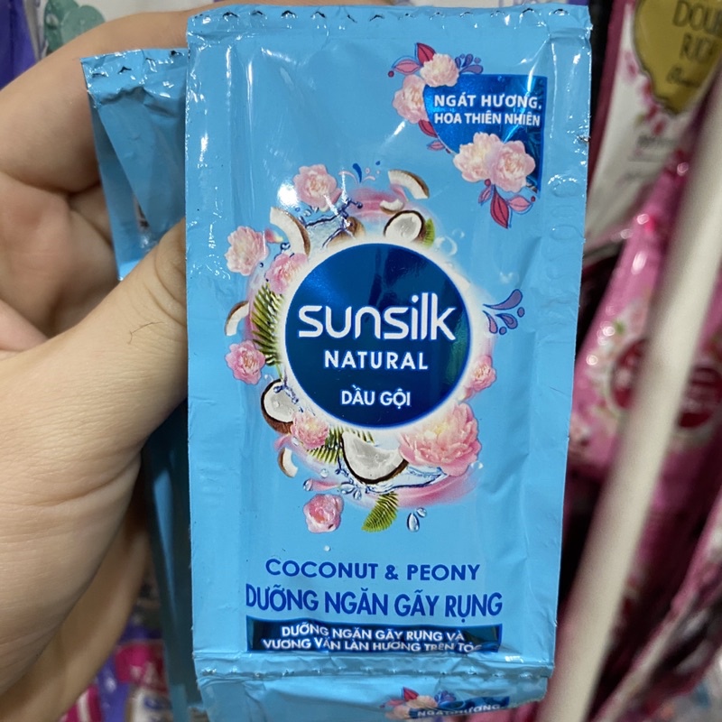 1 dây dầu gội Sunsilk ngăn rụng tóc 6g/1 gói