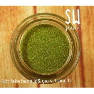 Bột tạo hiệu ứng hành lá trang trí chuyên dùng cho thức ăn đất sét  minifood