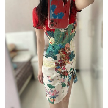 Sườn xám trẻ trung phong cách hồng kong