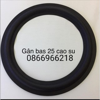 Gân loa bass 25 cao su đường kính 24,5 cm.
