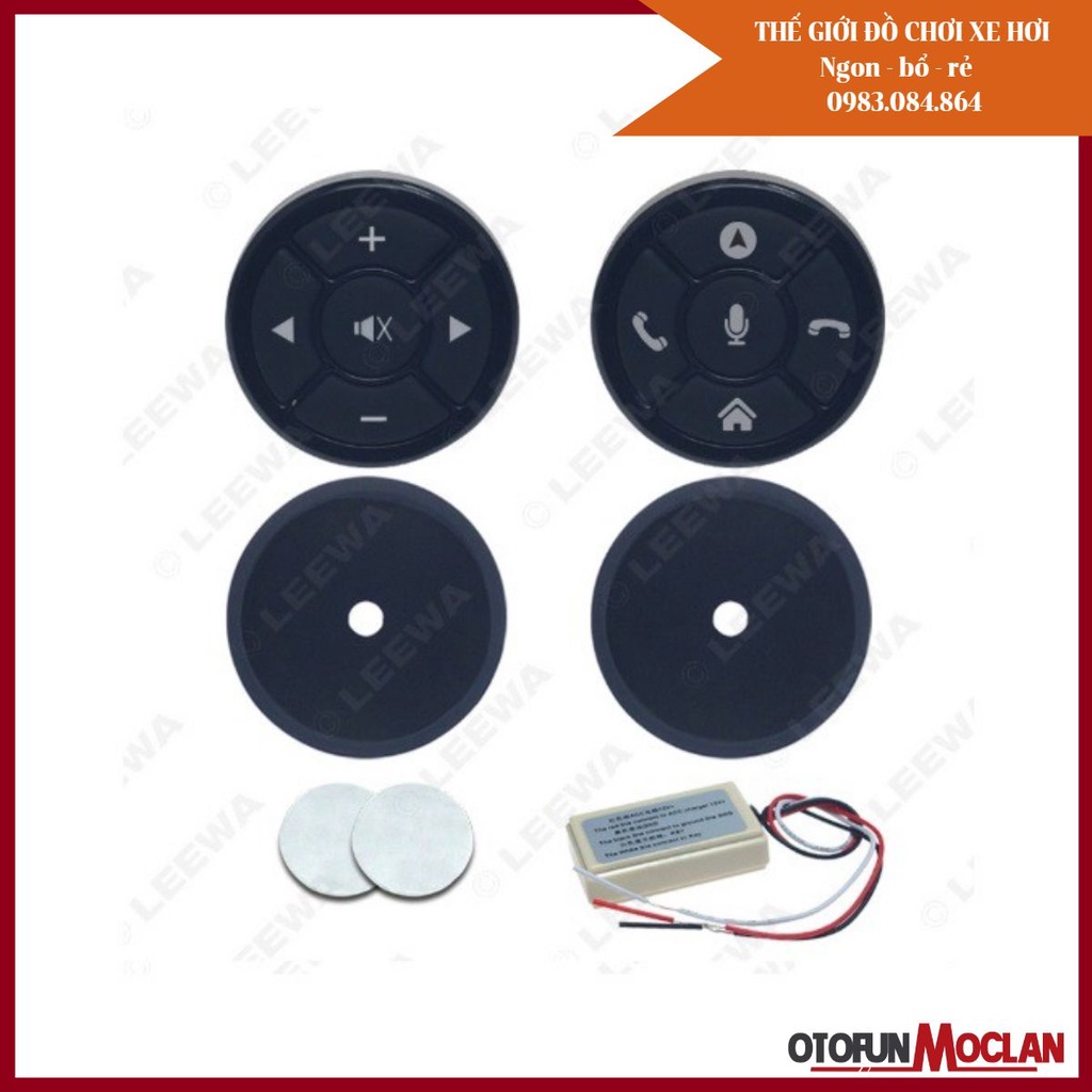 [Mã LIFEXANH03 giảm 10% đơn 500K] (bộ 10 nút) Khiển vô lăng, bộ điều khiển đầu DVD xe ô tô