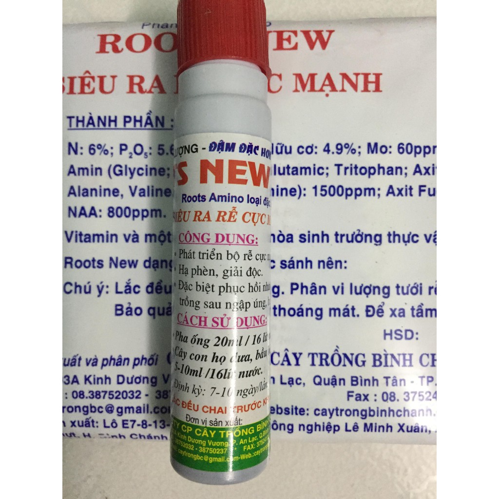 Phân vi lượng kích rễ Bimix - siêu ra rễ cực mạnh 20ml