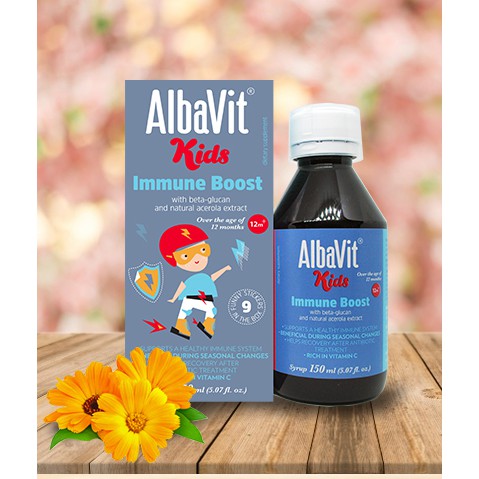 Siro tăng cường sức đề kháng albavit albavit kids immune boost - ảnh sản phẩm 1