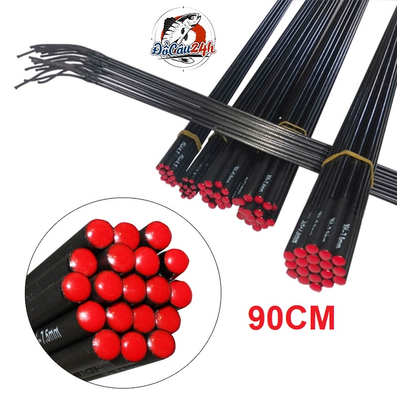 Ngọn Cần Câu Cá Có Nút Bịt Chống Nước Xâm Nhập Dài 90cm Đủ Kích Cỡ