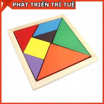 Đồ chơi ghép trí uẩn tangram size lớn cho bé