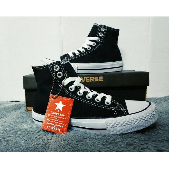 Giày thể thao classic all star đen cổ cao nam nữ, giày thể thao nam nữ đủ size 36-43 | BigBuy360 - bigbuy360.vn