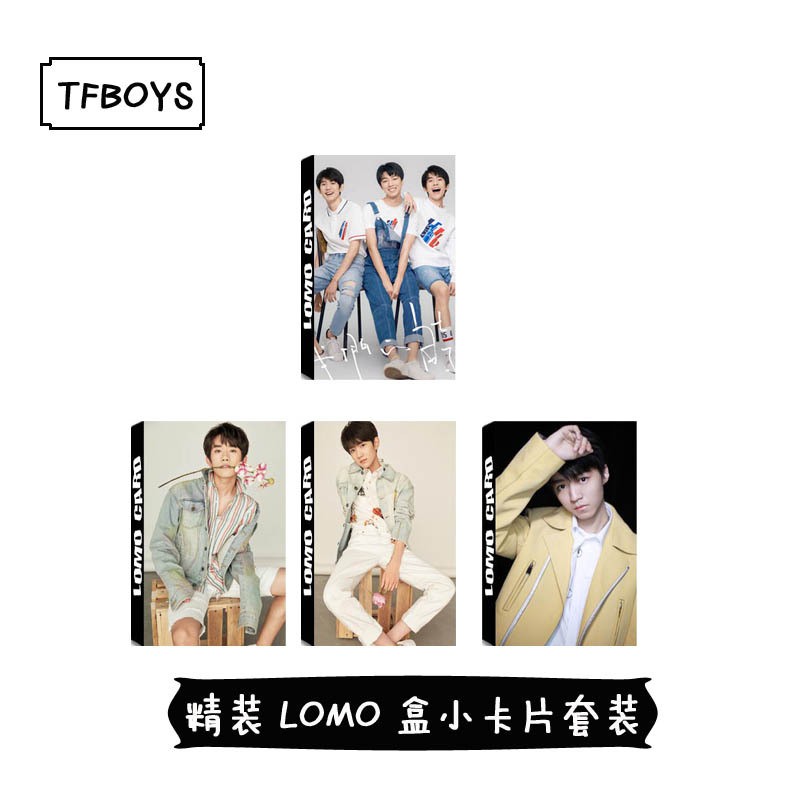 Lomo tfboys super junior ikon dương dương lý dịch phong bộ ảnh hộp 30 ảnh thẻ hình