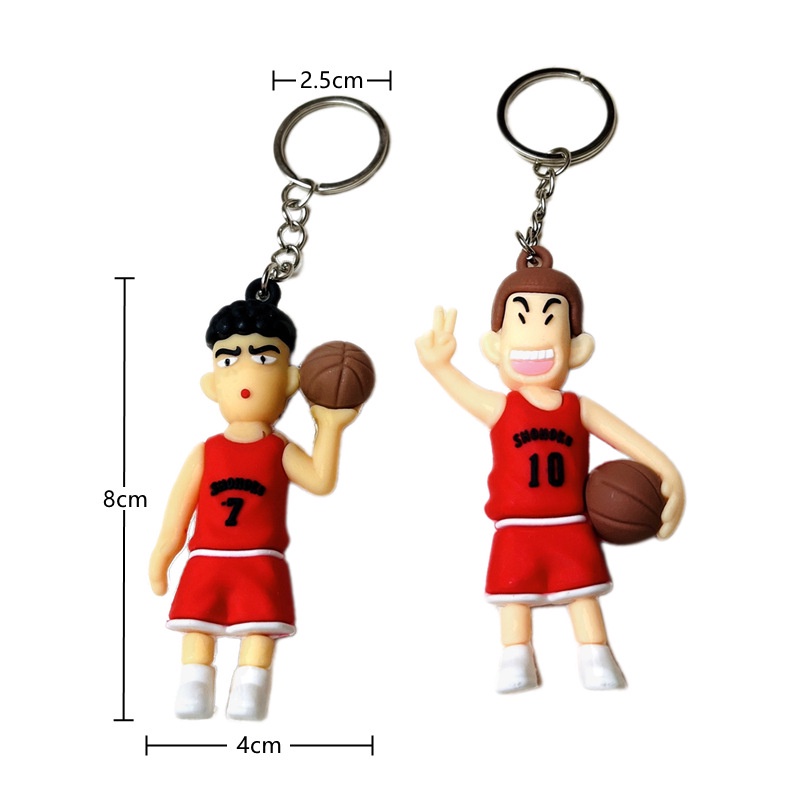 Móc Khóa Hình Búp Bê Slam Dunk Dễ Thương