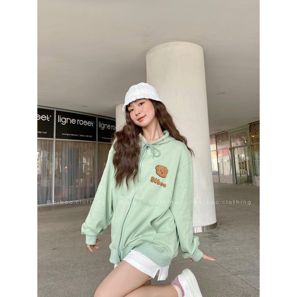 [SIEU SALE] Áo Khoác Nỉ Gấu Bibo, Hoodie dây kéo in hình Gấu nâu dễ thương | BigBuy360 - bigbuy360.vn