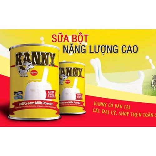 Sữa bột nguyên kem Kanny loại 900 gram
