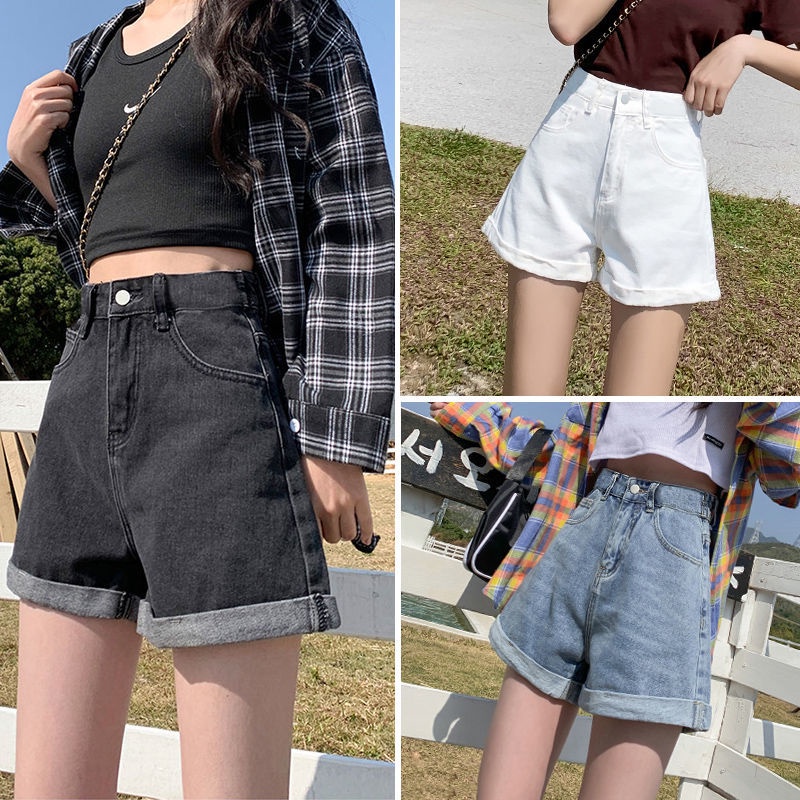 NRVP Quần Short Jeans Lưng Thun Plus Size