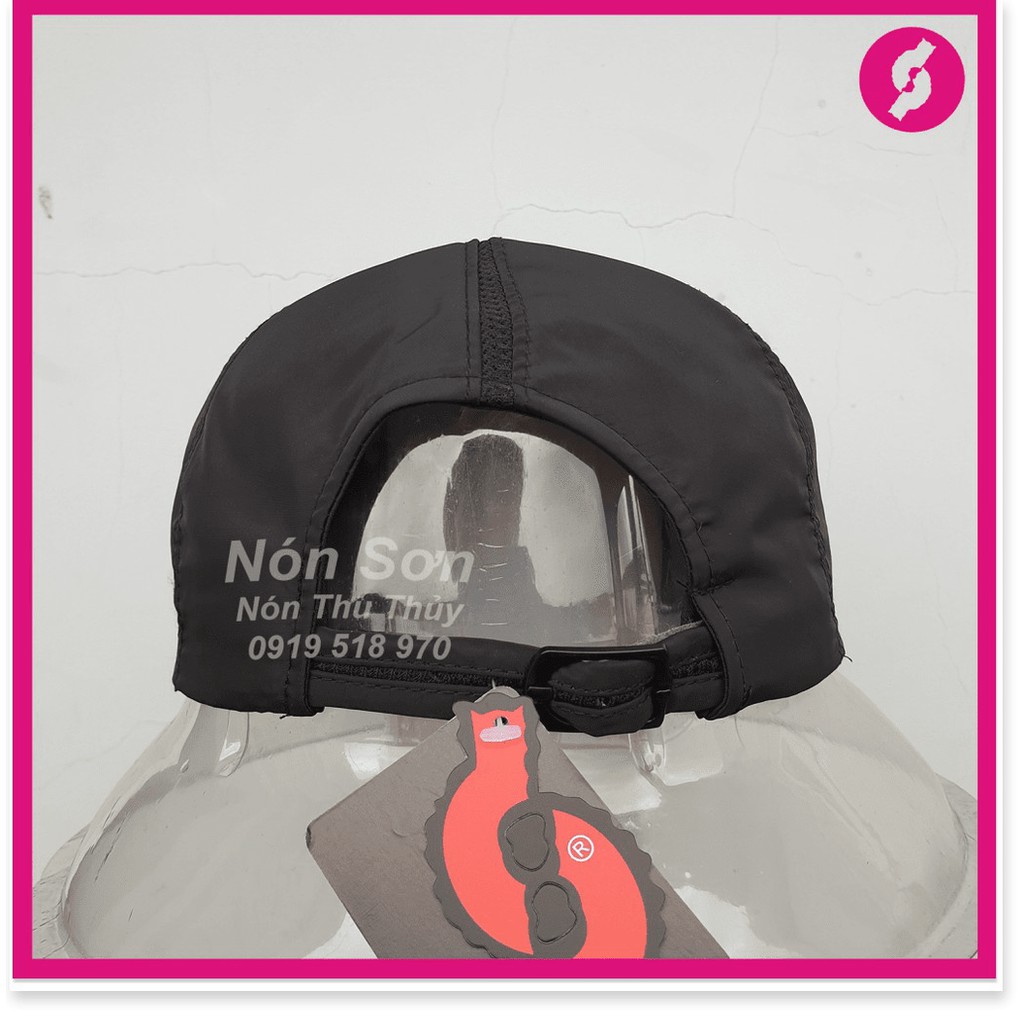 Mũ Lưỡi Trai Nón Sơn Logo Vuông Vải Dù Đen Viền Đen Chính Hãng Hàng Chuẩn Tem 7 Màu Thời Trang Cao Cấp Mới 2023