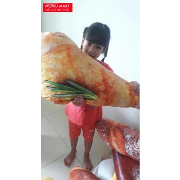 Sỉ_Gối Ôm 3D Hình Đùi Gà có lá_gấu bông, quà tặng _MOMOMART