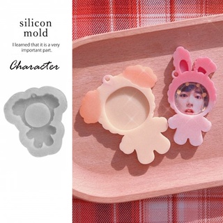 Khuôn silicone đổ resin shaker hình thần tượng idol